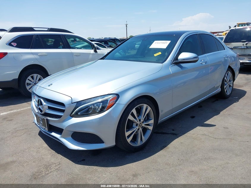 2018 Mercedes-benz C-klasse VIN WDDWF4JB8JR400648 IAAI salvage auction — SIDE, Salvage Title, sold $5,500 on 2026-08-02 (photo 2)