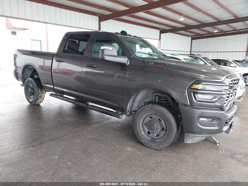 2025 Ram 2500 VIN 3C6UR5CJ8SG523765 IAAI salvage auction — SIDE, Salvage Title, sold $14,300 on 2026-10-04 (photo 1)