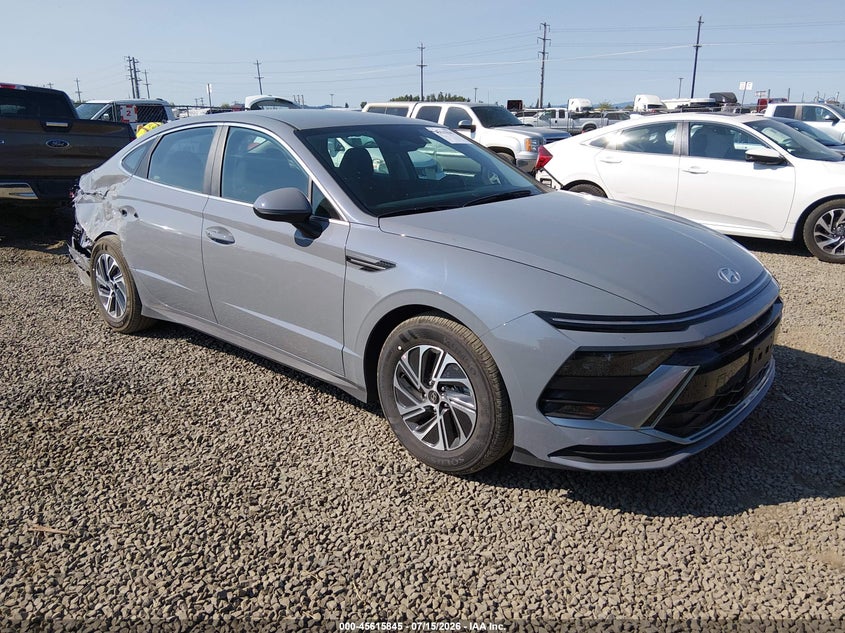 2026 Hyundai Sonata hybrid VIN KMHL24JJ2TA172045 IAAI salvage auction — REAR END, Enterprise Vehicles Clear Only (California), sold $10,900 on 2026-07-29 (photo 1)