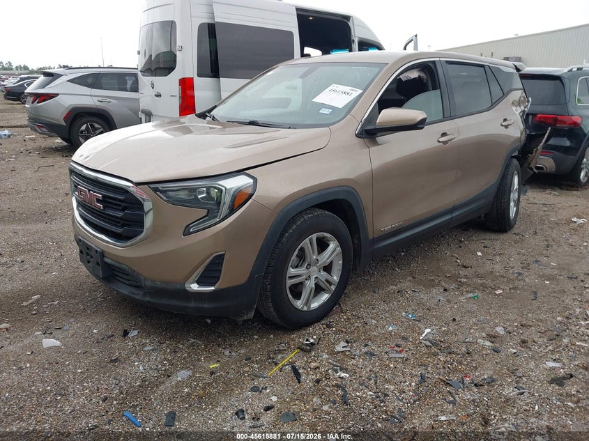 2018 Gmc Terrain VIN 3GKALMEV9JL356480 IAAI salvage auction — LEFT REAR, Salvage (Texas), sold $1,975 on 2026-08-22 (photo 2)