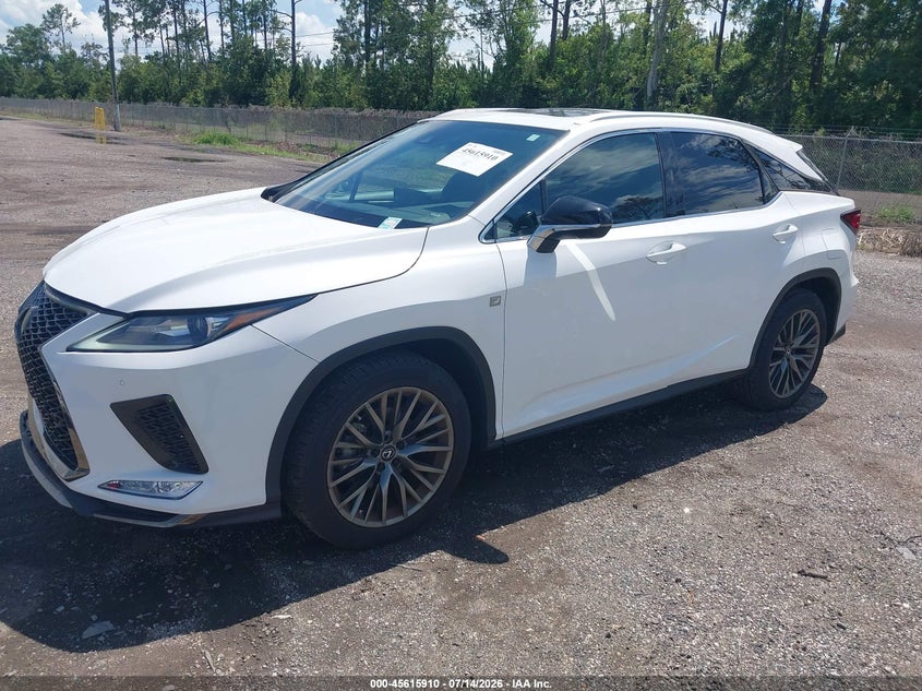 2022 Lexus Rx VIN 2T2YZMDA0NC331527 IAAI salvage auction — FRONT END, Salvage Title, sold $24,000 on 2026-08-01 (photo 2)
