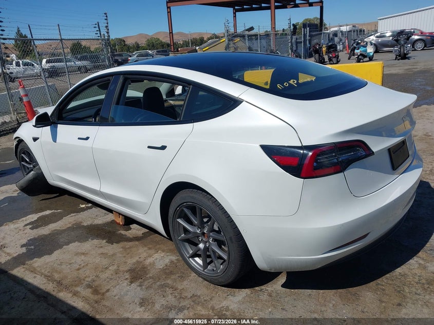 2021 Tesla Model 3 VIN 5YJ3E1EB5MF003305 IAAI salvage auction — FRONT END, Salvage (Arizona), sold $4,925 on 2026-08-31 (photo 3)