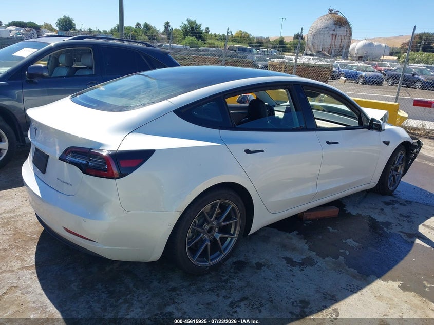 2021 Tesla Model 3 VIN 5YJ3E1EB5MF003305 IAAI salvage auction — FRONT END, Salvage (Arizona), sold $4,925 on 2026-08-31 (photo 4)