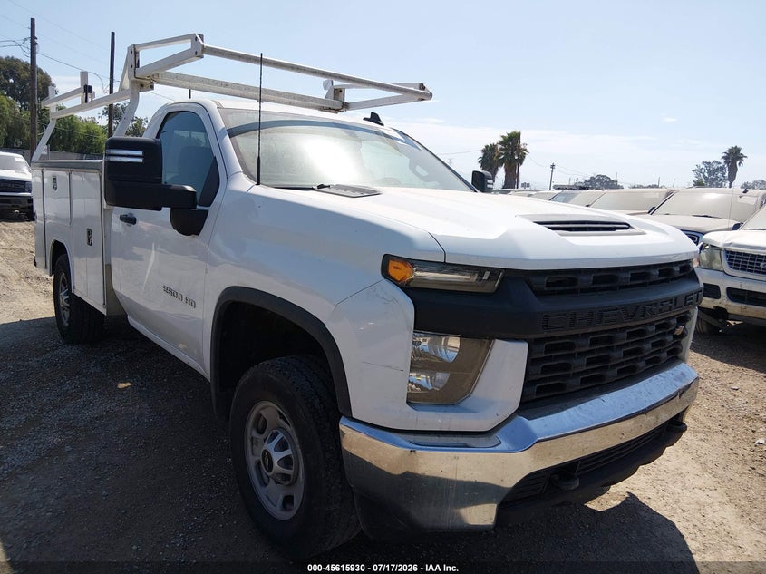 2020 Chevrolet Silverado VIN 1GB0YLE76LF279928 IAAI salvage auction — RIGHT FRONT, Clear (California), sold $8,400 on 2026-07-29 (photo 1)