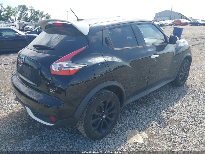 2017 Nissan Juke VIN JN8AF5MR6HT704095 IAAI salvage auction — NORMAL WEAR, Clear (Tennessee), sold $1,625 on 2026-07-30 (photo 4)