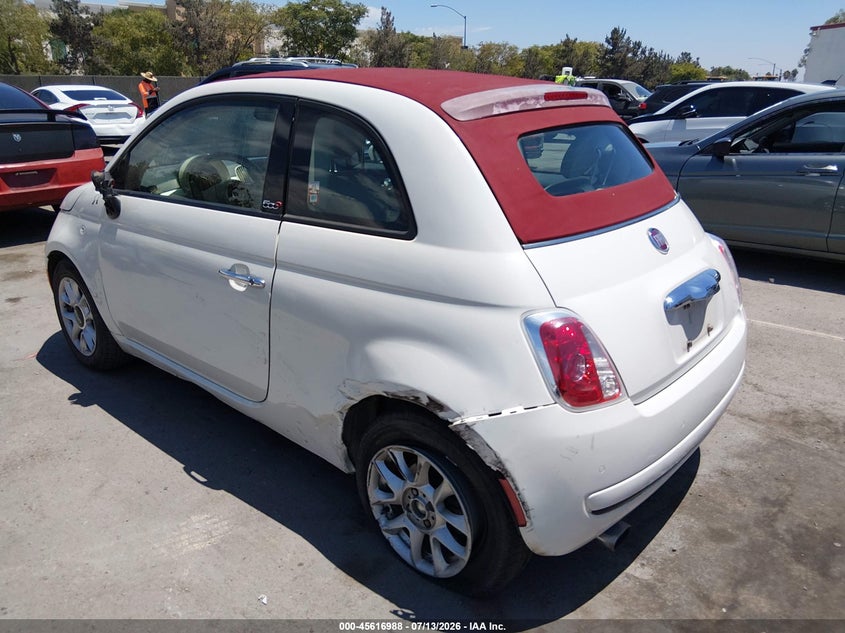 2017 Fiat 500 VIN 3C3CFFLR3HT704737 IAAI salvage auction — LEFT & RIGHT, Salvage (California), sold $2,150 on 2026-08-03 (photo 6)
