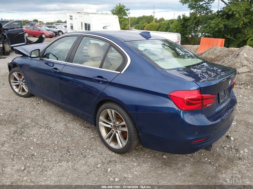 2016 BMW 3er VIN WBA8B3C55GK384178 IAAI salvage auction — FRONT END, Salvage Title, sold $4,000 on 2026-08-21 (photo 3)