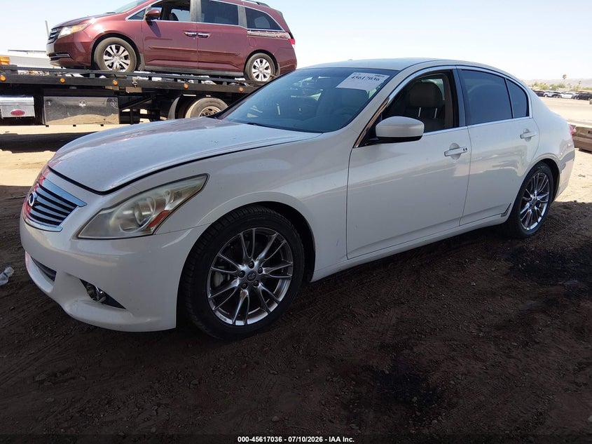 2012 Infiniti G VIN JN1CV6AP7CM625718 IAAI salvage auction — NORMAL WEAR, Clear-Dealer Only (Arizona), sold $25 on 2026-07-28 (photo 2)
