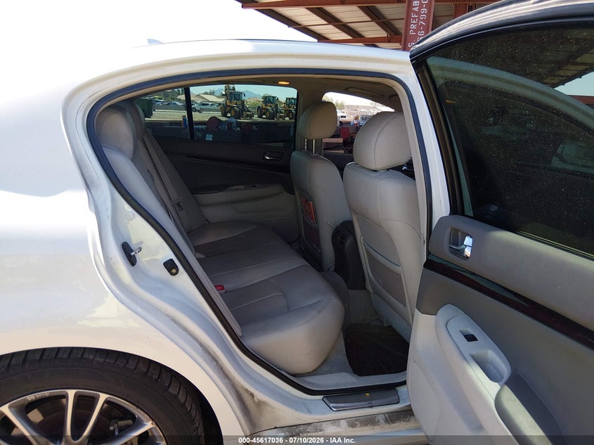 2012 Infiniti G VIN JN1CV6AP7CM625718 IAAI salvage auction — NORMAL WEAR, Clear-Dealer Only (Arizona), sold $25 on 2026-07-28 (photo 8)