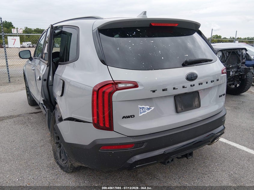 2021 Kia Telluride VIN 5XYP5DHC6MG149776 IAAI salvage auction — LEFT REAR, Salvage Title, sold $10,900 on 2026-08-26 (photo 3)