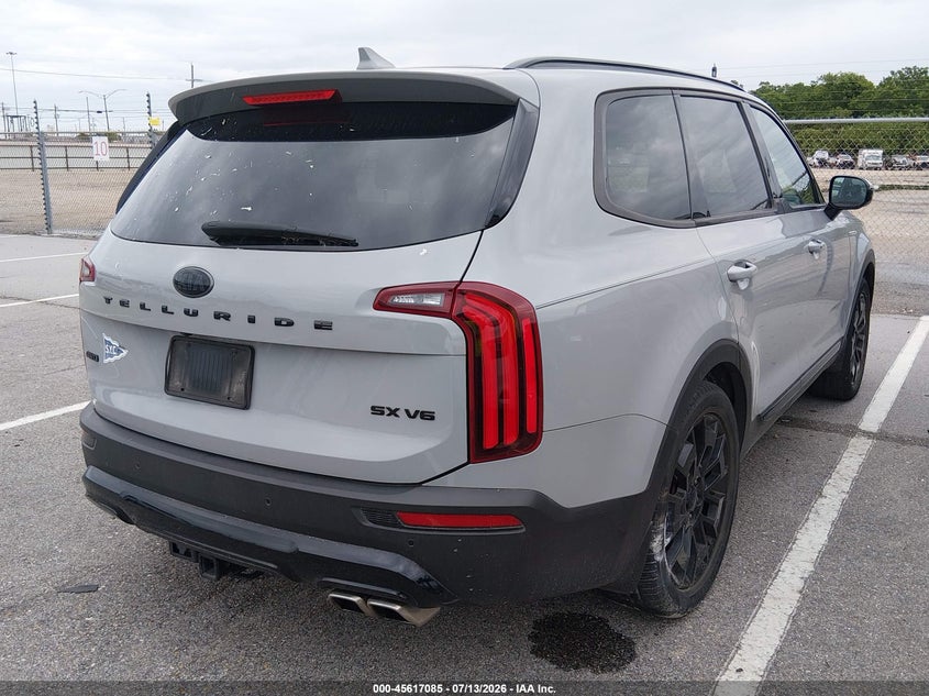 2021 Kia Telluride VIN 5XYP5DHC6MG149776 IAAI salvage auction — LEFT REAR, Salvage Title, sold $10,900 on 2026-08-26 (photo 4)