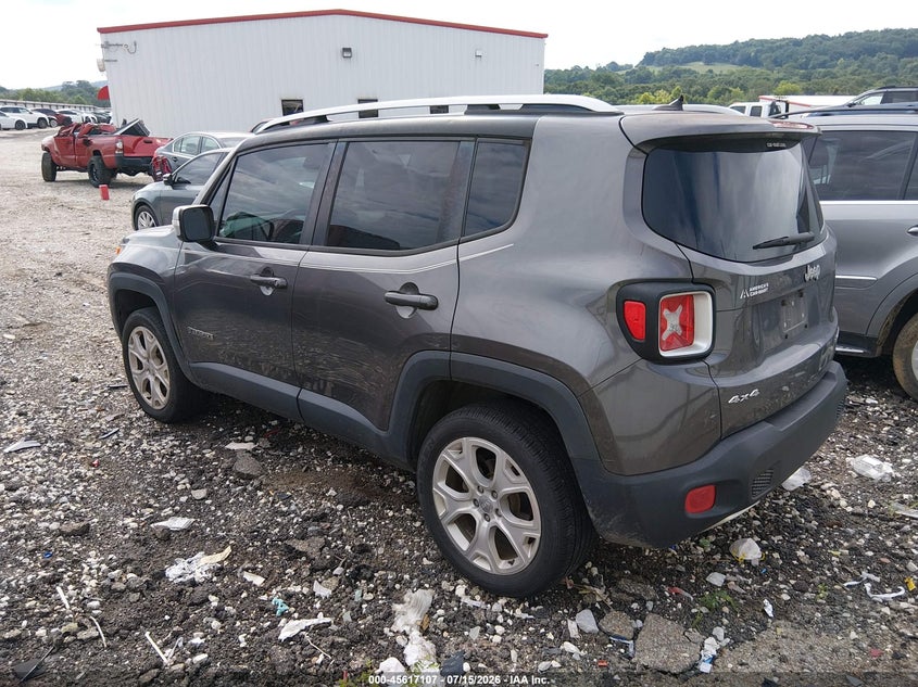 2016 Jeep Renegade VIN ZACCJBDT9GPC71024 IAAI salvage auction — NORMAL WEAR, Clear (Arkansas), sold $650 on 2026-07-30 (photo 3)