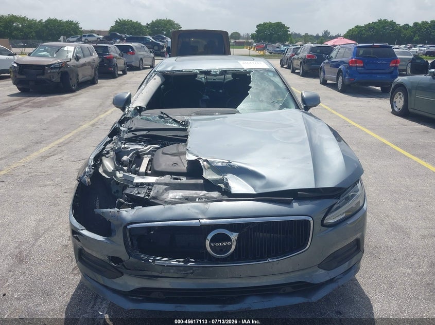 2018 Volvo S90 VIN LVY982AK2JP039072 IAAI salvage auction — FRONT END, Clear (Indiana), sold $1,750 on 2026-07-16 (photo 6)