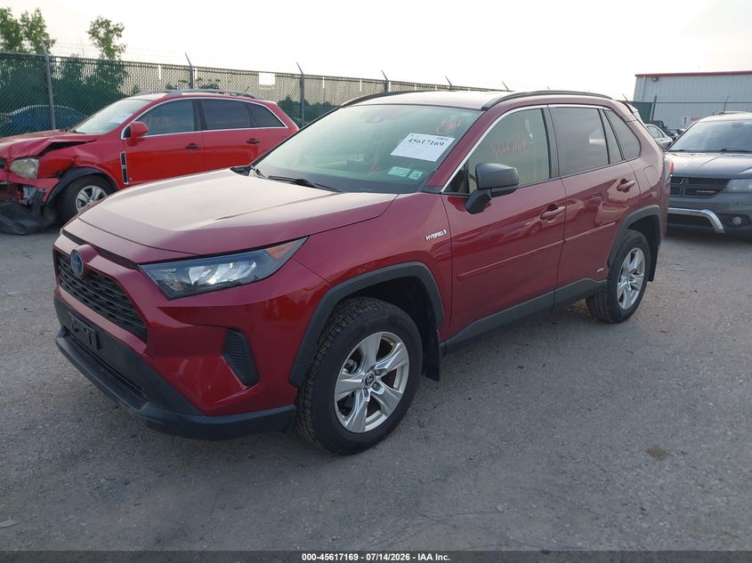 2021 Toyota Rav 4 VIN JTML6RFV1MD010960 IAAI salvage auction — REAR END, Mv-907A (New York), sold $8,700 on 2026-08-22 (photo 2)
