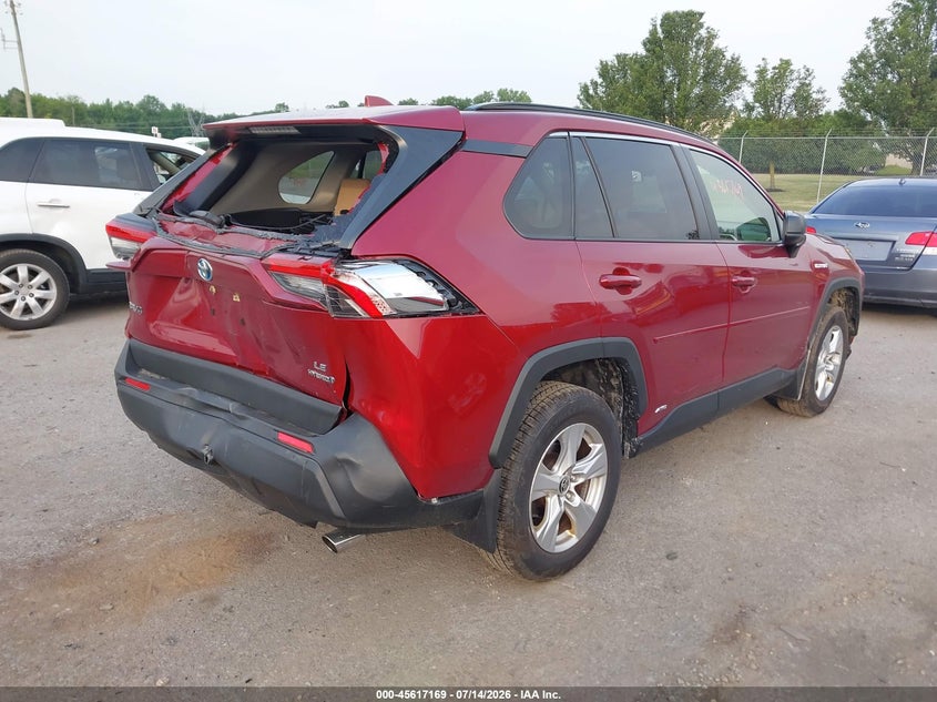 2021 Toyota Rav 4 VIN JTML6RFV1MD010960 IAAI salvage auction — REAR END, Mv-907A (New York), sold $8,700 on 2026-08-22 (photo 4)