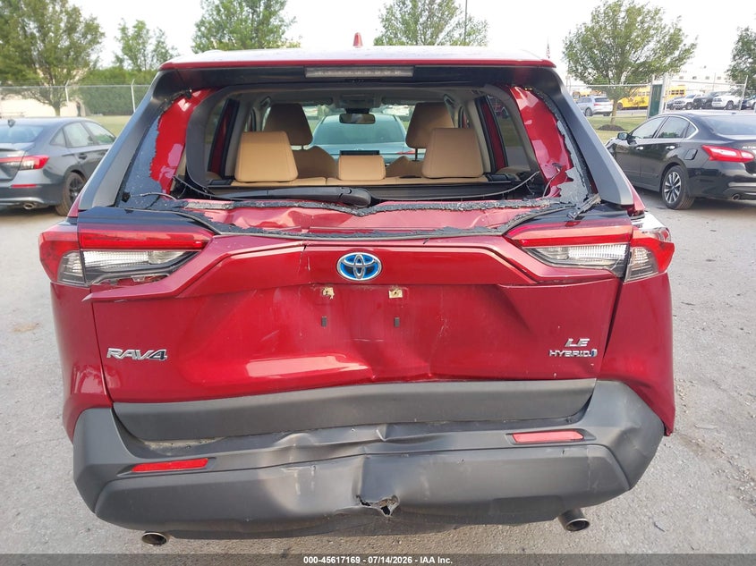 2021 Toyota Rav 4 VIN JTML6RFV1MD010960 IAAI salvage auction — REAR END, Mv-907A (New York), sold $8,700 on 2026-08-22 (photo 6)
