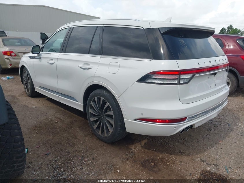2020 Lincoln Aviator VIN 5LMYJ9YY7LGL15526 IAAI salvage auction — UNKNOWN, Salvage Title, sold $20,000 on 2026-07-23 (photo 3)