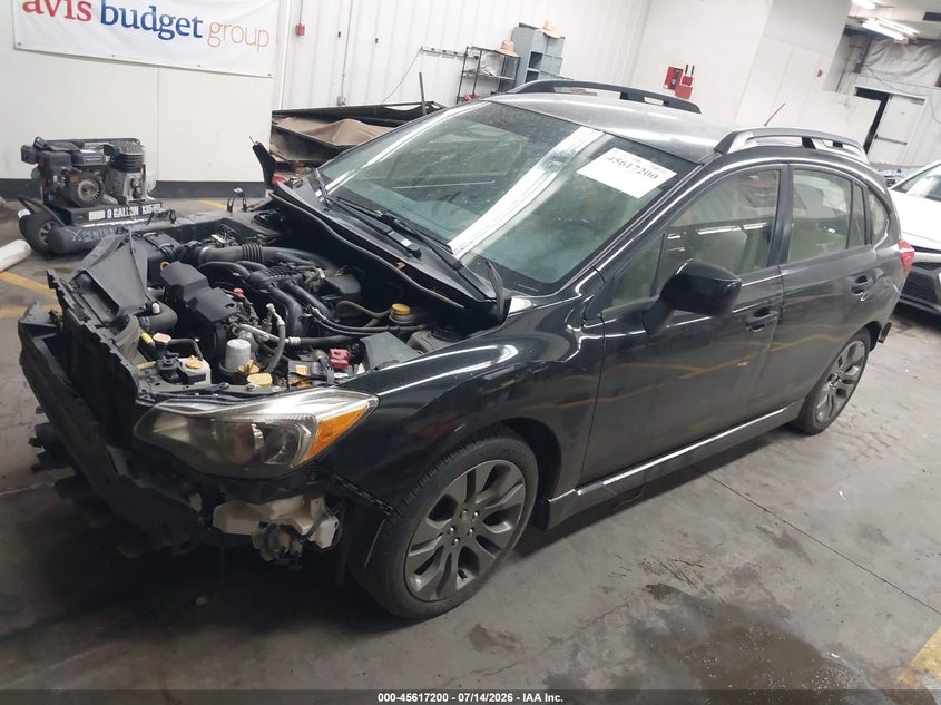 2013 Subaru Impreza VIN JF1GPAL62DH201461 IAAI salvage auction — FRONT & REAR, Wait Title, sold $825 on 2026-09-08 (photo 2)