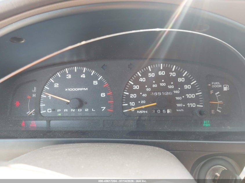1998 Toyota 4runner VIN JT3HN87R0W9017784 IAAI salvage auction — NORMAL WEAR, Clear (Pennsylvania), sold $25 on 2026-07-21 (photo 7)