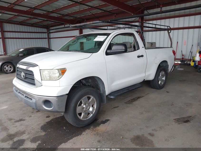 2007 Toyota Tundra VIN 5TFJU52127X003110 IAAI salvage auction — REAR END, Salvage (California), sold $2,400 on 2026-07-28 (photo 2)