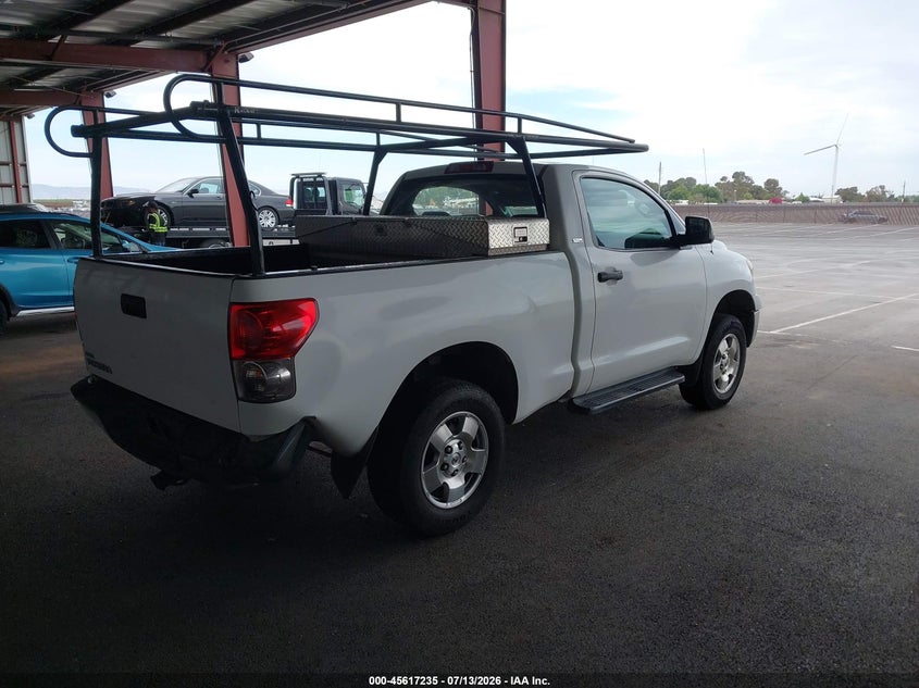 2007 Toyota Tundra VIN 5TFJU52127X003110 IAAI salvage auction — REAR END, Salvage (California), sold $2,400 on 2026-07-28 (photo 4)