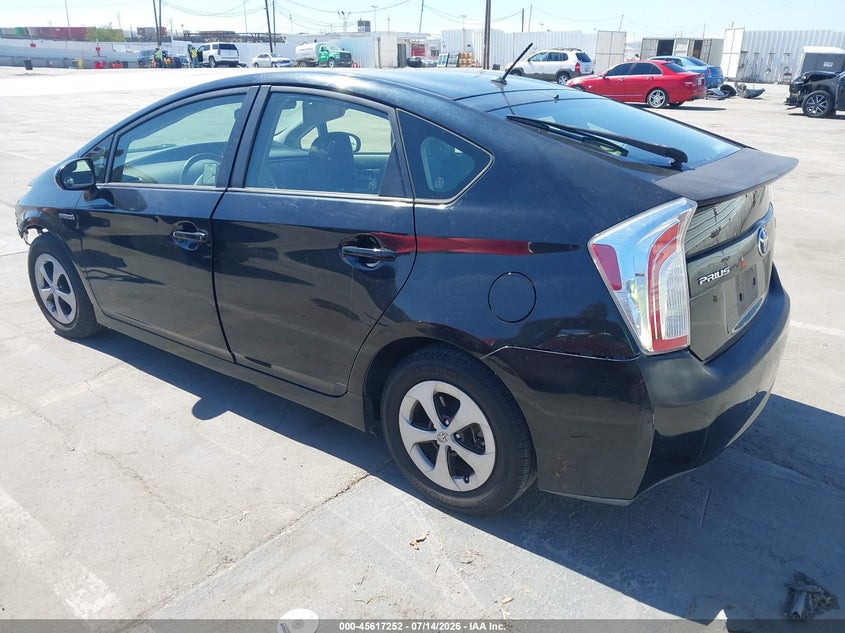 2013 Toyota Prius VIN JTDKN3DU6D5560414 IAAI salvage auction — FRONT END, Salvage (California), sold $2,075 on 2026-07-22 (photo 3)