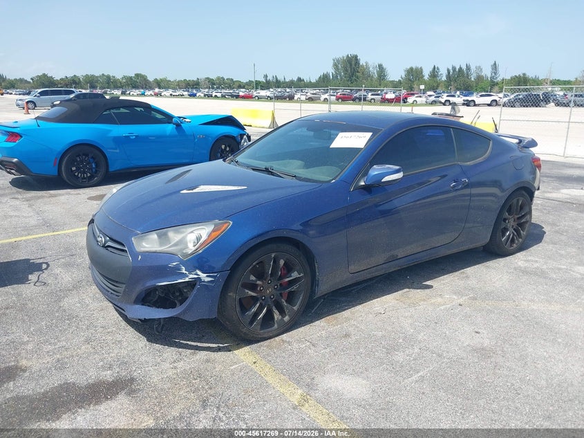 2015 Hyundai Genesis VIN KMHHU6KJ5FU130238 IAAI salvage auction — NORMAL WEAR, Clear (Florida), sold $425 on 2026-07-30 (photo 2)