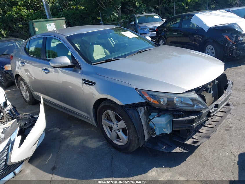2014 Kia Optima VIN 5XXGM4A71EG294987 IAAI salvage auction — FRONT END, Salvage (North Carolina), sold $750 on 2026-07-30 (photo 1)