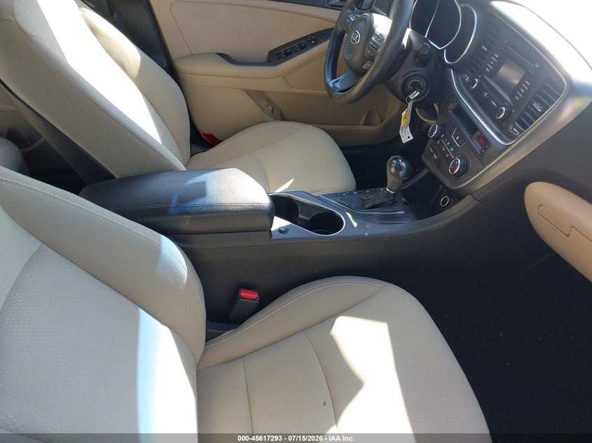 2014 Kia Optima VIN 5XXGM4A71EG294987 IAAI salvage auction — FRONT END, Salvage (North Carolina), sold $750 on 2026-07-30 (photo 5)