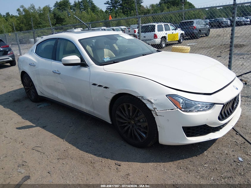 2020 Maserati Ghibli VIN ZAM57YTA3L1345103 IAAI salvage auction — SIDE, Wait Title, sold $11,450 on 2026-08-14 (photo 1)