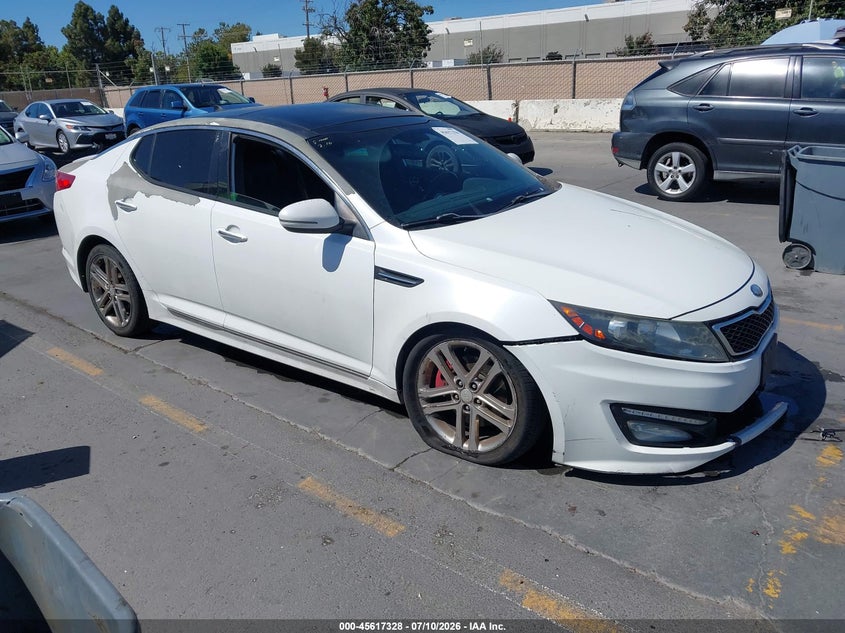 2013 Kia Optima VIN 5XXGR4A65DG107256 IAAI salvage auction — NORMAL WEAR, Clear - Dealer Only (California), sold $325 on 2026-07-29 (photo 1)