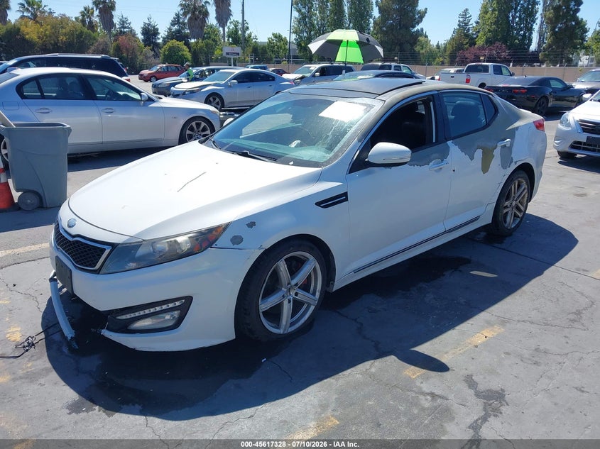 2013 Kia Optima VIN 5XXGR4A65DG107256 IAAI salvage auction — NORMAL WEAR, Clear - Dealer Only (California), sold $325 on 2026-07-29 (photo 2)