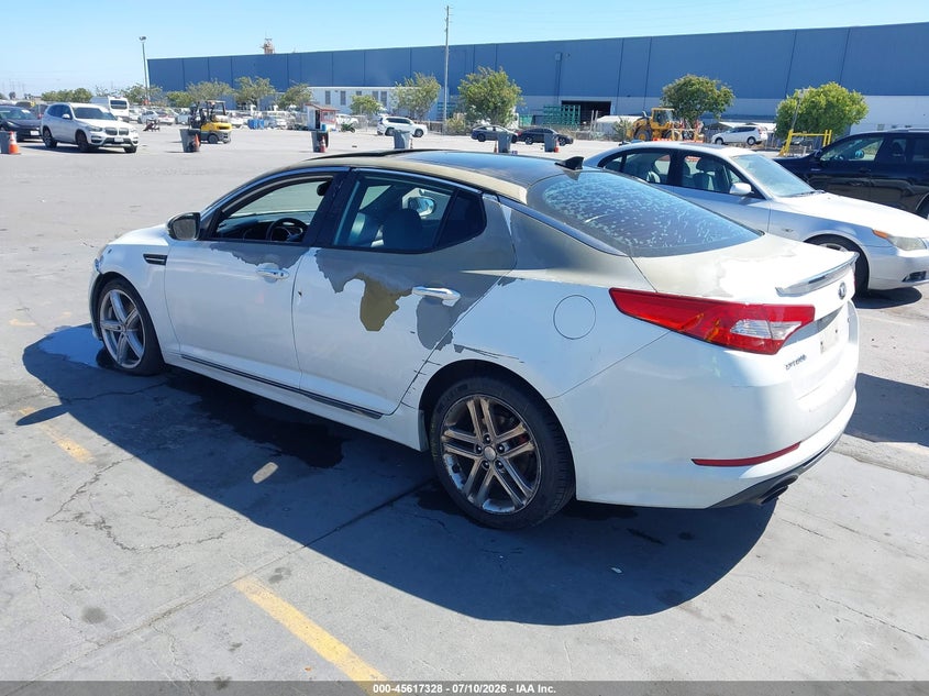 2013 Kia Optima VIN 5XXGR4A65DG107256 IAAI salvage auction — NORMAL WEAR, Clear - Dealer Only (California), sold $325 on 2026-07-29 (photo 3)