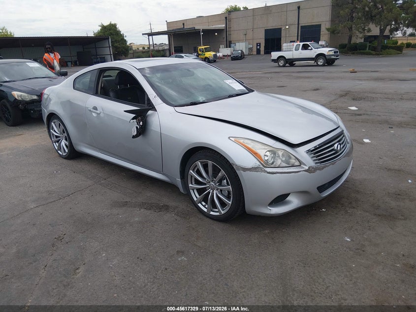 2008 Infiniti G VIN JNKCV64E78M113938 IAAI salvage auction — RIGHT SIDE, Salvage (California), sold $800 on 2026-07-29 (photo 1)