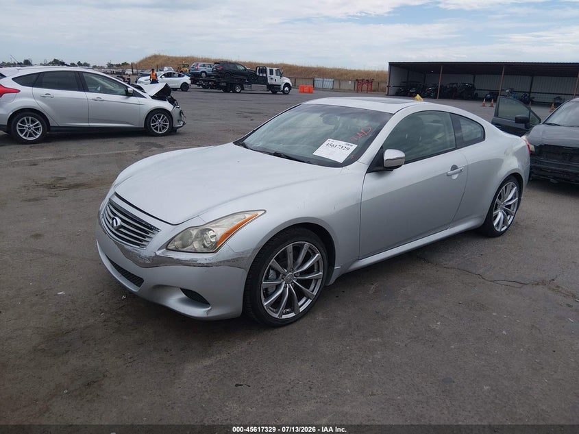 2008 Infiniti G VIN JNKCV64E78M113938 IAAI salvage auction — RIGHT SIDE, Salvage (California), sold $800 on 2026-07-29 (photo 2)