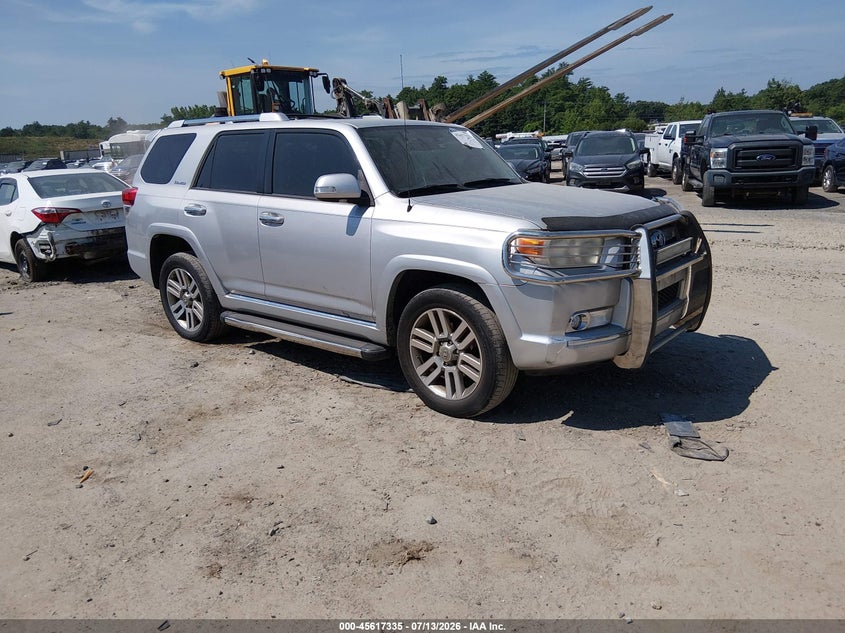 2012 Toyota 4runner VIN JTEBU5JR9C5085771 IAAI salvage auction — LEFT FRONT, Original (New Hampshire), sold $9,250 on 2026-07-29 (photo 1)