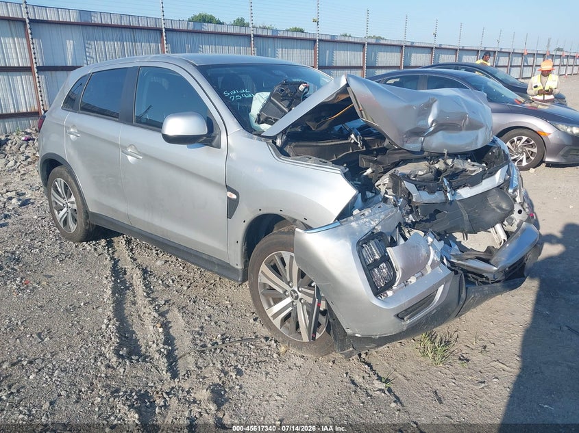 2024 Mitsubishi Outlander VIN JA4ARUAU6RU020336 IAAI salvage auction — FRONT END, Clear (Arkansas), sold $2,050 on 2026-07-22 (photo 1)
