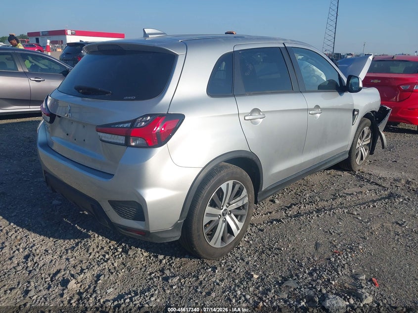 2024 Mitsubishi Outlander VIN JA4ARUAU6RU020336 IAAI salvage auction — FRONT END, Clear (Arkansas), sold $2,050 on 2026-07-22 (photo 4)