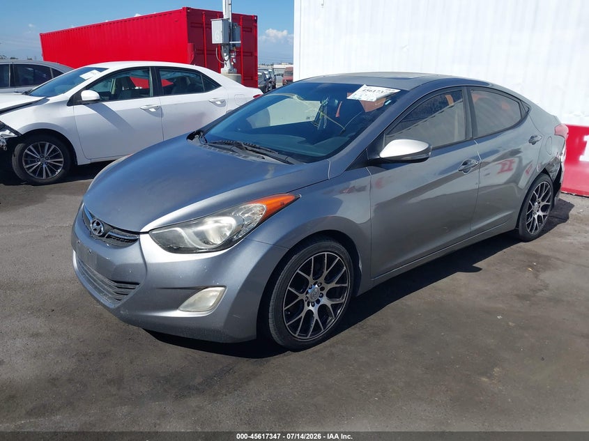 2011 Hyundai Elantra VIN KMHDH4AE7BU120185 IAAI salvage auction — REAR END, Salvage (California), sold $650 on 2026-07-23 (photo 2)