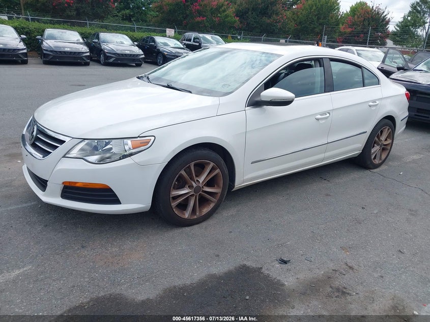 2012 Volkswagen Passat cc VIN WVWMN7AN4CE501079 IAAI salvage auction — NORMAL WEAR, Salvage (South Carolina), sold $350 on 2026-07-29 (photo 2)