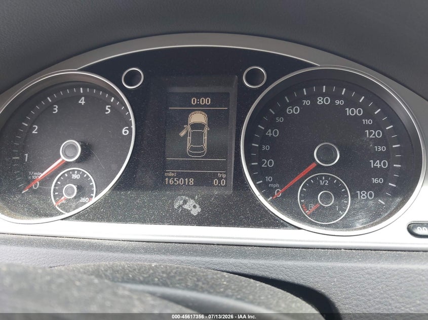 2012 Volkswagen Passat cc VIN WVWMN7AN4CE501079 IAAI salvage auction — NORMAL WEAR, Salvage (South Carolina), sold $350 on 2026-07-29 (photo 7)