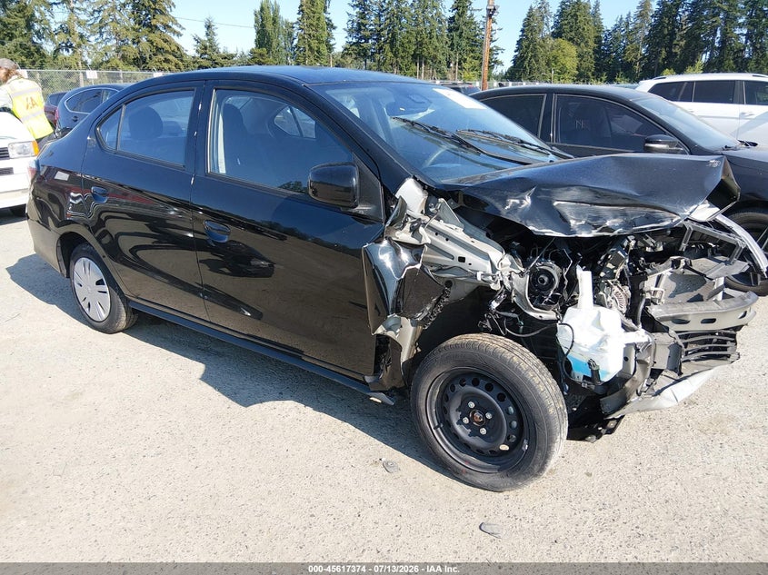 2024 Mitsubishi Mirage VIN ML32FUFJ9RHF20460 IAAI salvage auction — FRONT END, Enterprise Vehicle Bill Of Sale (Washington), sold $425 on 2026-07-22 (photo 1)