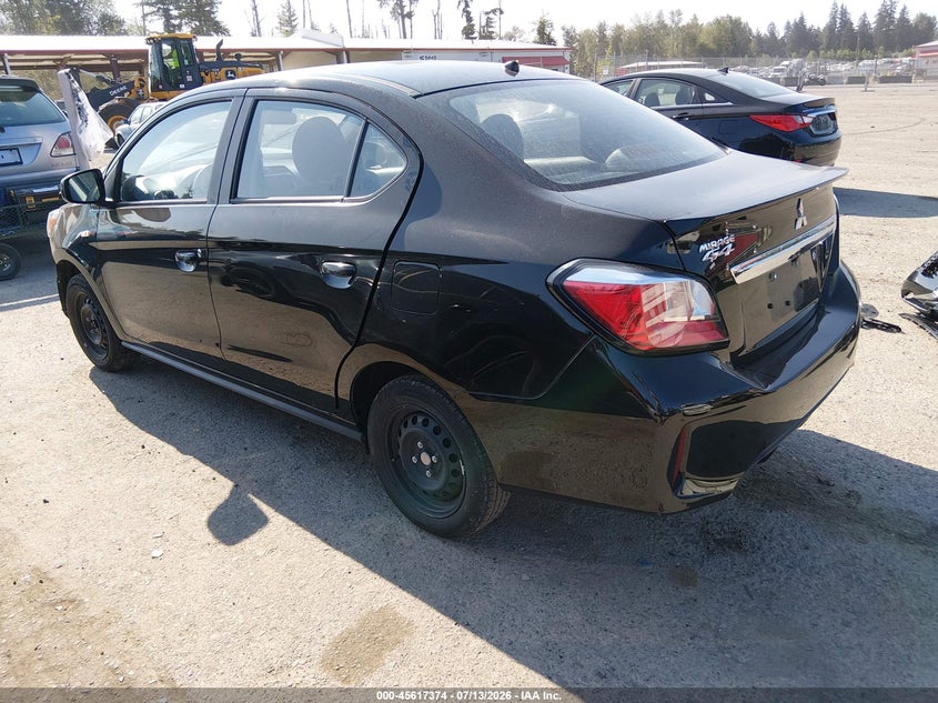 2024 Mitsubishi Mirage VIN ML32FUFJ9RHF20460 IAAI salvage auction — FRONT END, Enterprise Vehicle Bill Of Sale (Washington), sold $425 on 2026-07-22 (photo 3)