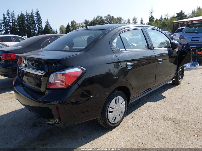 2024 Mitsubishi Mirage VIN ML32FUFJ9RHF20460 IAAI salvage auction — FRONT END, Enterprise Vehicle Bill Of Sale (Washington), sold $425 on 2026-07-22 (photo 4)