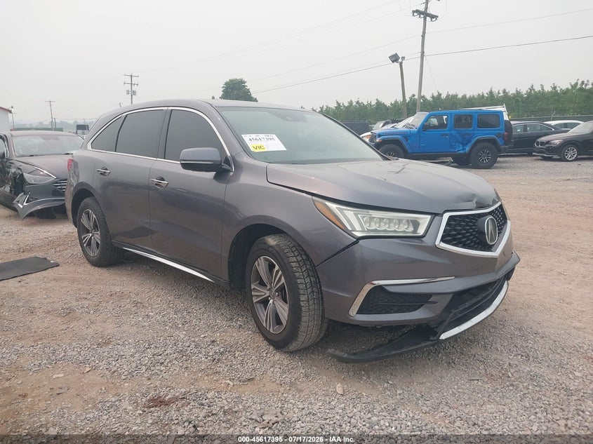 2017 Acura Mdx VIN 5FRYD4H32HB011977 IAAI salvage auction — FRONT END, Salvage Title, sold $3,050 on 2026-08-01 (photo 1)