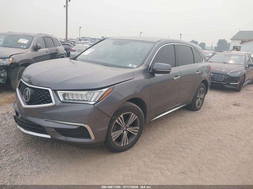 2017 Acura Mdx VIN 5FRYD4H32HB011977 IAAI salvage auction — FRONT END, Salvage Title, sold $3,050 on 2026-08-01 (photo 2)