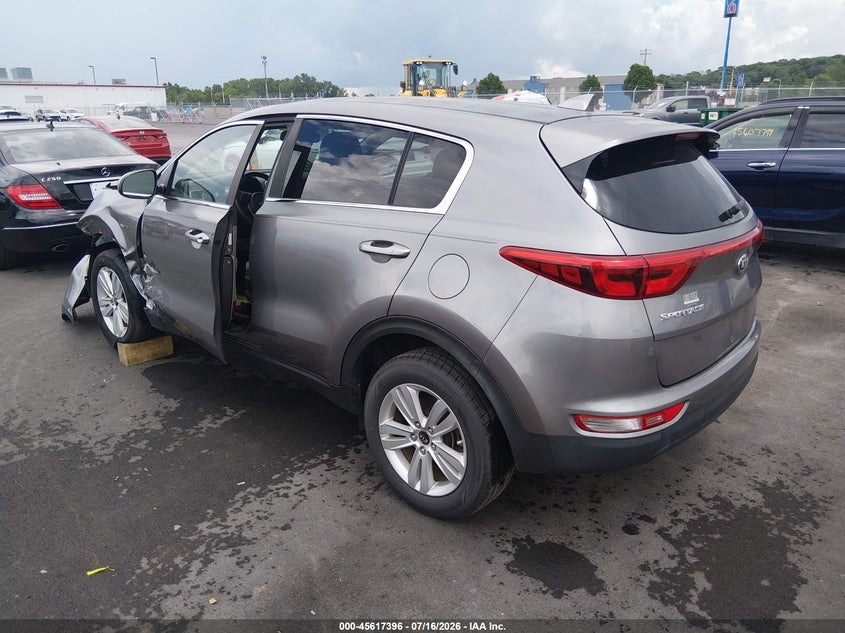 2017 Kia Sportage VIN KNDPMCAC6H7264386 IAAI salvage auction — LEFT SIDE, Salvage (Missouri), sold $3,450 on 2026-08-20 (photo 3)