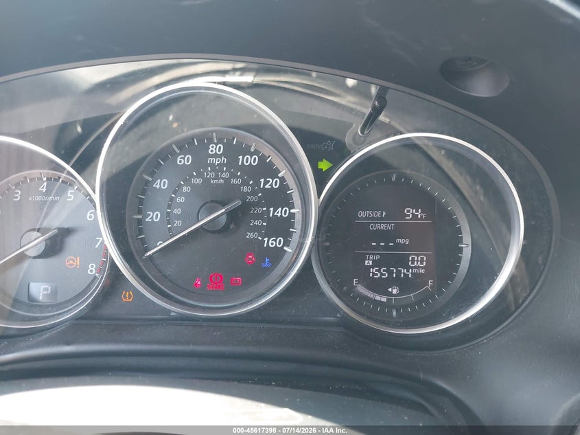 2014 Mazda Cx-5 VIN JM3KE2DYXE0317241 IAAI salvage auction — NORMAL WEAR, Clear - Public Restricted (Oklahoma), sold $625 on 2026-07-29 (photo 7)