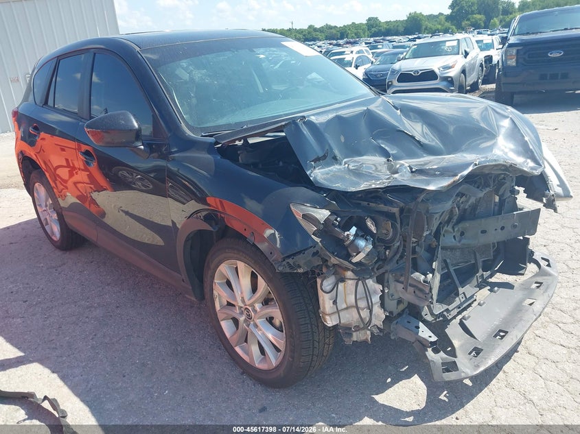 2014 Mazda Cx-5 VIN JM3KE2DYXE0317241 IAAI salvage auction — NORMAL WEAR, Clear - Public Restricted (Oklahoma), sold $625 on 2026-07-29 (photo 1)