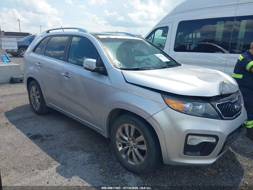 2012 Kia Sorento VIN 5XYKW4A28CG202632 IAAI salvage auction — FRONT END, Salvage Title, sold $1,650 on 2026-08-02 (photo 1)